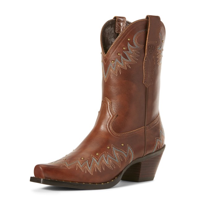 Ariat Women's Potrero Western Boots (Antique Brown)