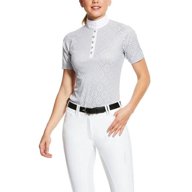 Ariat Women's Showstopper Show Shirt 2.0 (Pearl Grey)