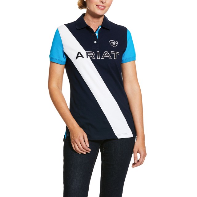 Ariat Women's Taryn Polo (Navy/Nautilus)