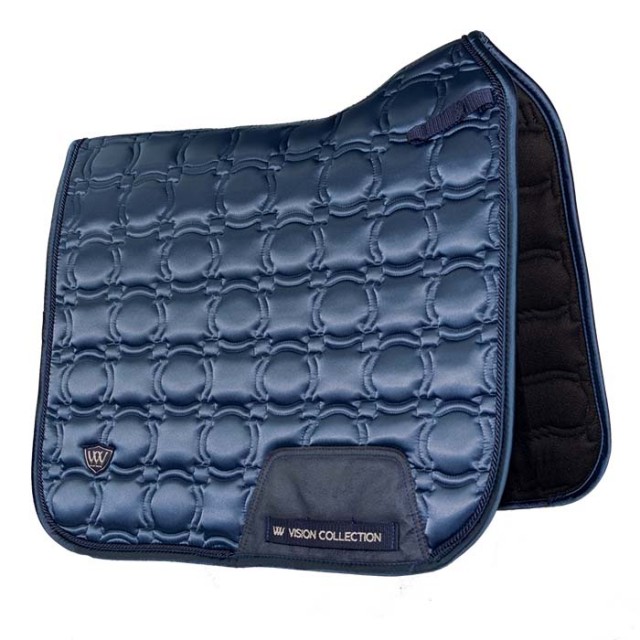 Woof Wear Vision Dressage Saddle Cloth (Navy)