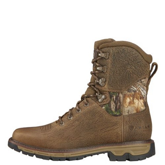 Ariat Men's Conquest Waterproof Boots (Brown)