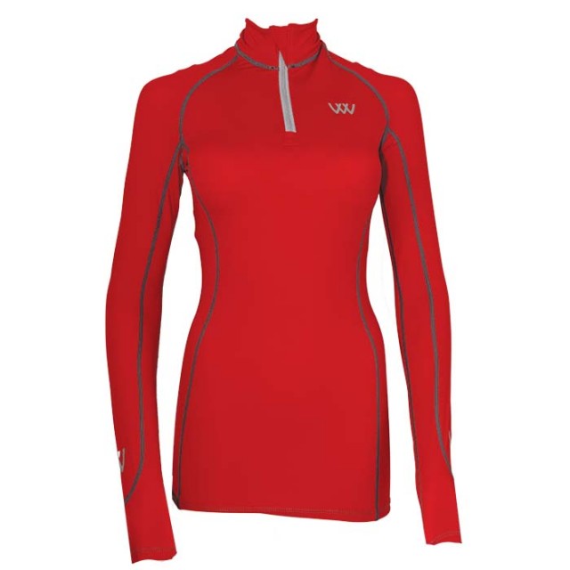 Woof Wear Ladies Performance Riding Shirt (Royal Red)