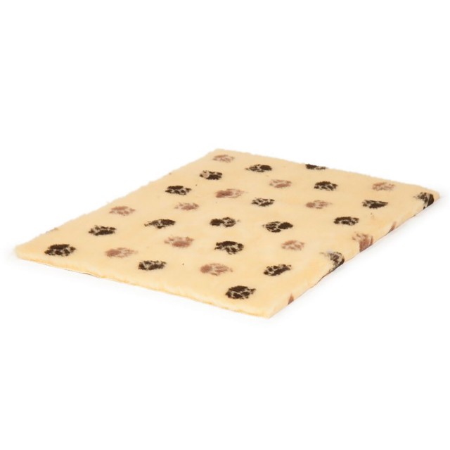 Danish Design Fleece Paw Blanket (Beige)