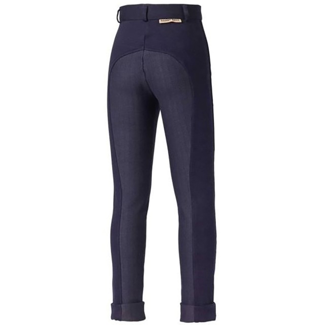 Harry Hall Junior Chester Tex Sticky Bum Breeches (Navy Blue)