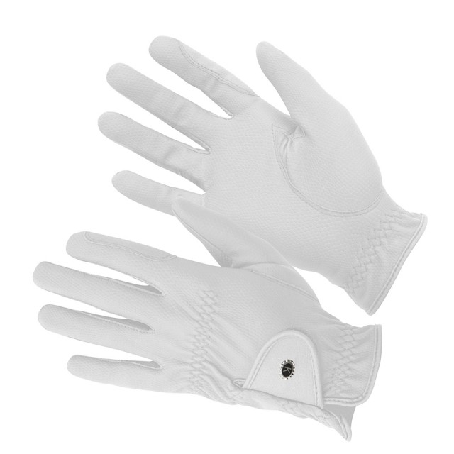 K M Elite ProGrip Gloves (White)
