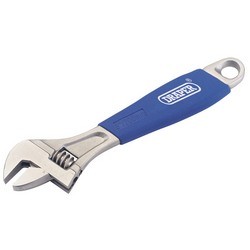 Draper Adjustable Wrench Soft Grip (200mm)