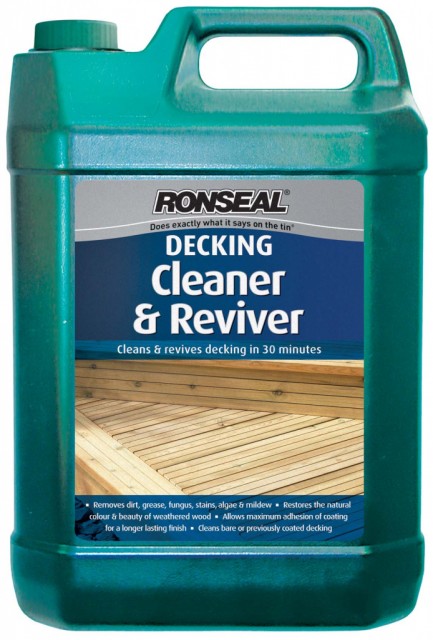 Ronseal Decking Cleaner and Reviver (5 Litre)