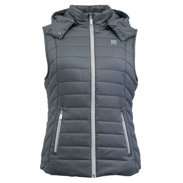 Mark Todd (Sample) Women's Winter Padded Gilet (Grey/Silver)