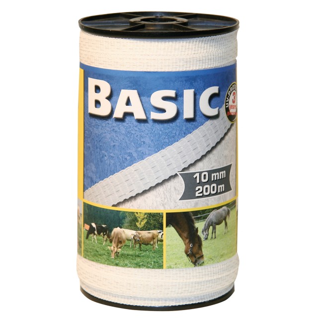 Basic Fencing Tape 200m X 10mm