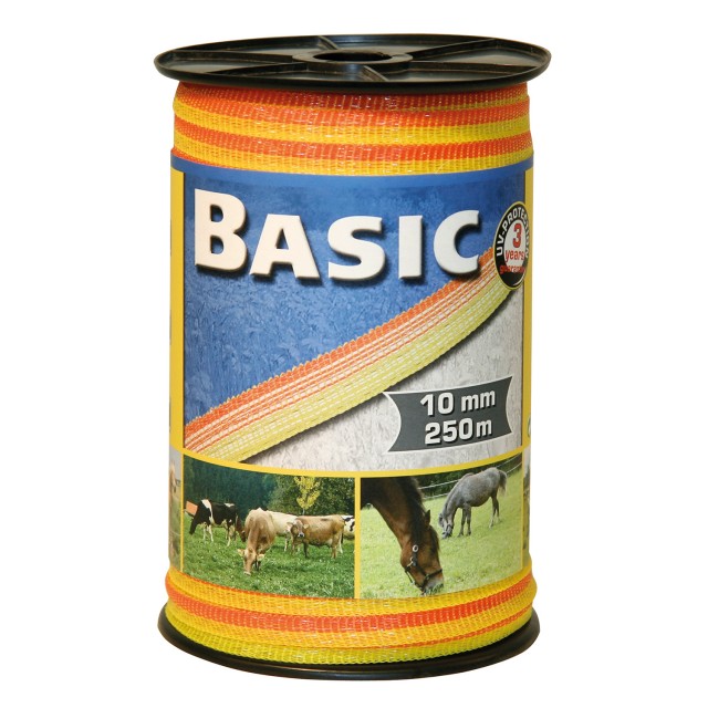 Basic Fencing Tape 250m X 10mm