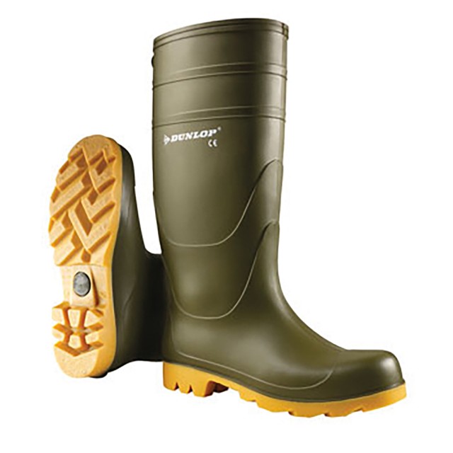 Dunlop Unisex Universal Wellies (Dull Green)