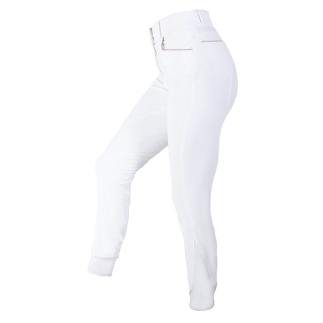 Mark Todd Women's Marceline Breeches (White/Rose Gold)