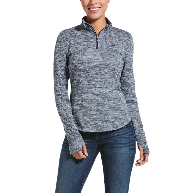 Ariat Womens Gridwork Base Layer (Navy)