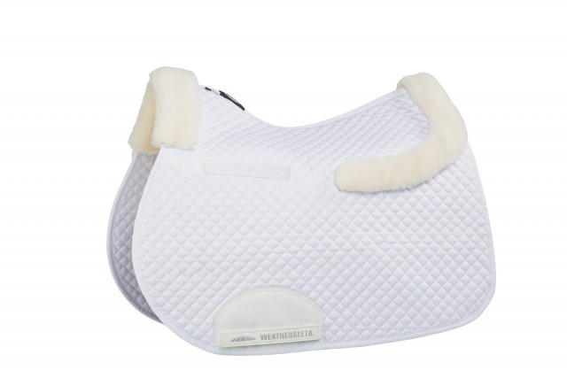 Weatherbeeta All Purpose Saddle Pad With Merino Edging (White)