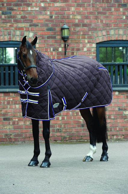 Weatherbeeta ComfiTec Diamond Stable Rug Detach Neck 350g Heavy (Charcoal)