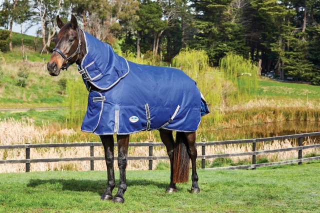 Weatherbeeta ComfiTec - Premier Free II Turnout - Detach Neck - Heavy (Dark Blue)