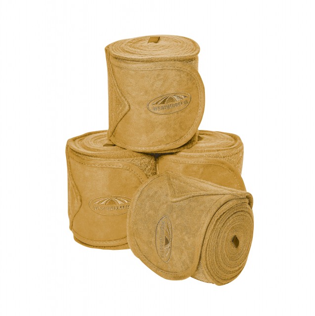Weatherbeeta Fleece Bandage 4 Pack (Mustard Yellow)