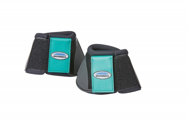 Weatherbeeta Impact Bell Boots (Black/Emerald)