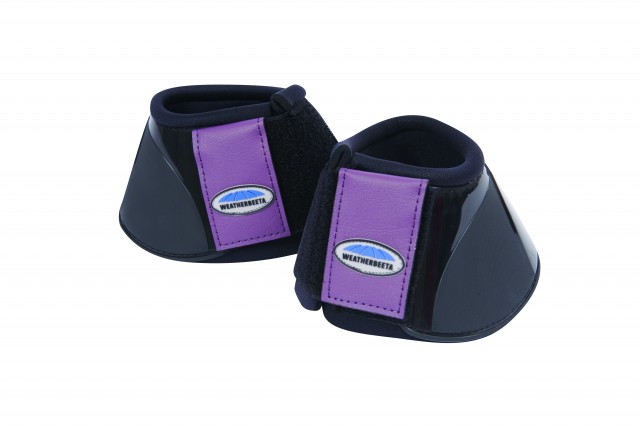 Weatherbeeta Impact Bell Boots (Black/PurplePenant)