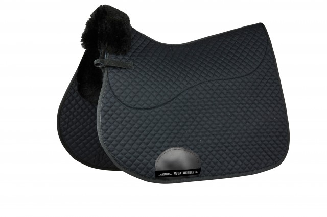 Weatherbeeta Merino High Wither All Purpose Saddle Pad (Black)