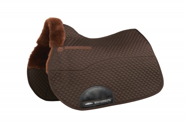 Weatherbeeta Merino High Wither All Purpose Saddle Pad (Chocolate)