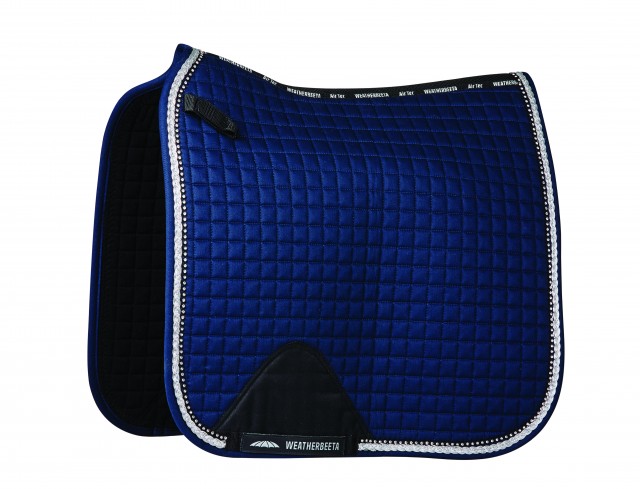 Weatherbeeta Prime Bling Dressage Saddle Pad (Navy)