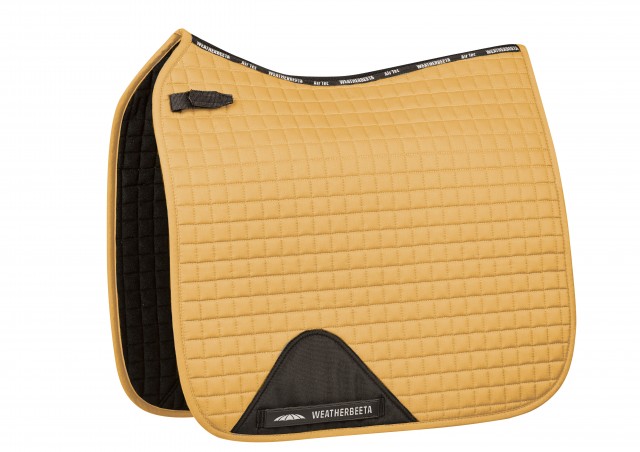 Weatherbeeta Prime Dressage Saddle Pad (Mustard Yellow)