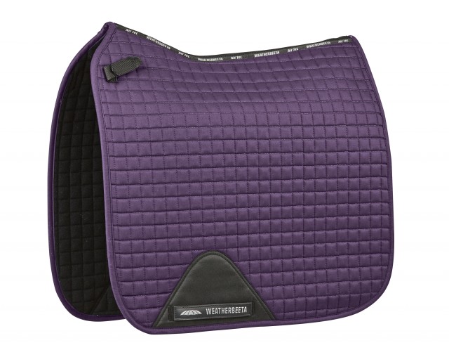 Weatherbeeta Prime Dressage Saddle Pad (Purple Penant)