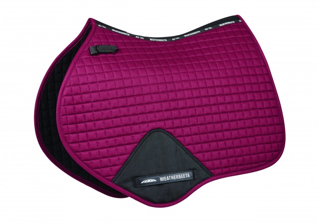 Weatherbeeta Prime Jump Shaped Saddle Pad (Maroon)