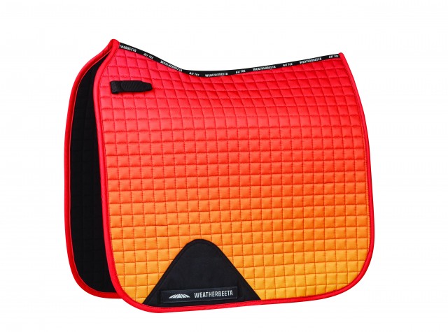 Weatherbeeta Prime Ombre Dressage Saddle Pad (Autumn Glow)