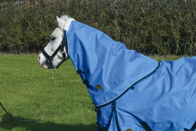 Mark Todd Lightweight Pony Turnout Neck Cover (Ocean)