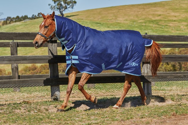 Saxon 600D IV Turnout - Combo - Medium (Navy/Light Blue)