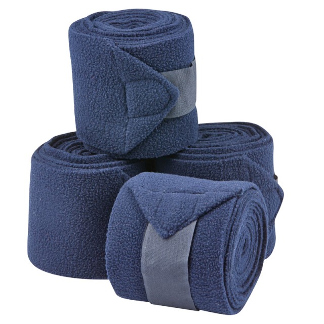 Saxon Coordinate Fleece Bandages 4 Pack (Navy)