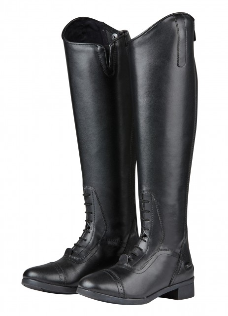 Saxon Syntovia Tall Dress Boots Black L6 Wide Short 
