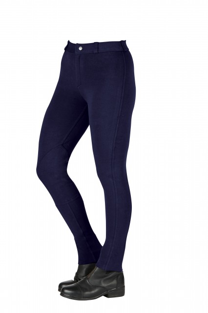 Saxon Warm Up Cotton Jodhpurs II (Navy)