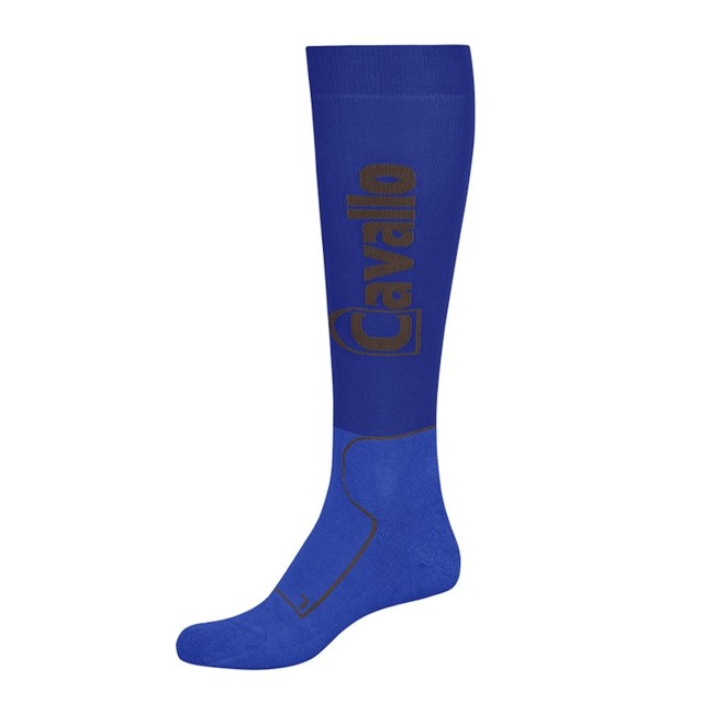 Cavallo Unisex Functional Long Socks (Sapphire/Espresso)