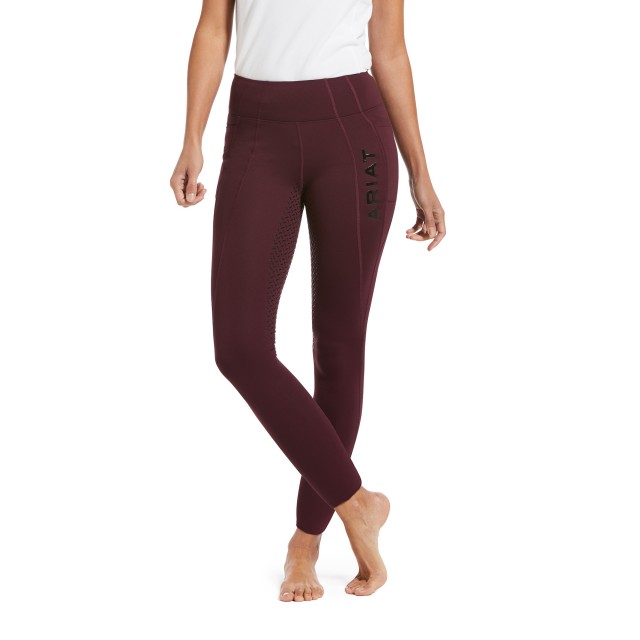 Ariat Women's Attain Thermal Full Seat Tight (Wine Tasting)