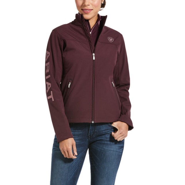 Ariat Women's New Team Softshell Jacket (Winetasting)