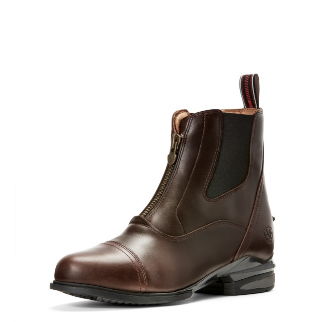 Ariat (Sample) Women's Devon Nitro Zip Paddock Boots (Waxed Chocolate)