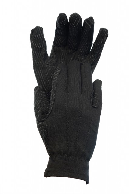 Dublin Adult's Everyday Deluxe Track Riding Gloves (Black)