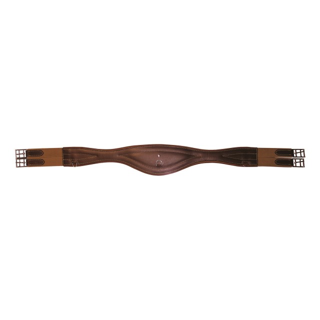 Mark Todd Deluxe Leather Elasticated Girth (Havana)