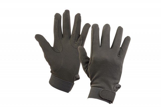 Dublin Adult's Track Riding Gloves (Grey)