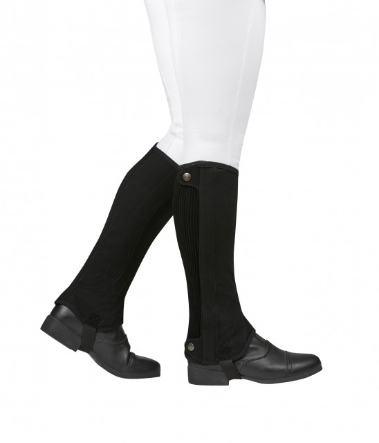 Dublin Child's Easy-Care Premier Half Chap (Black)