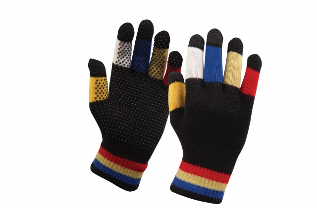 Dublin Child's Magic Pimple Grip Riding Gloves (Black Multi)