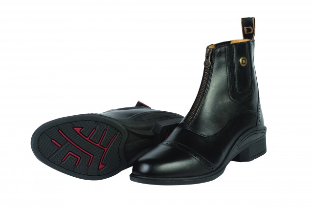 Dublin Child's Rapture Zip Paddock Boots (Black)