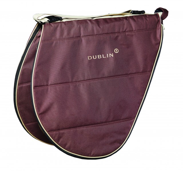 Dublin Imperial Saddle Bag (Chocolate/Cream)