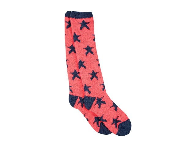 Dublin Cosy Socks (Navy/Pink)