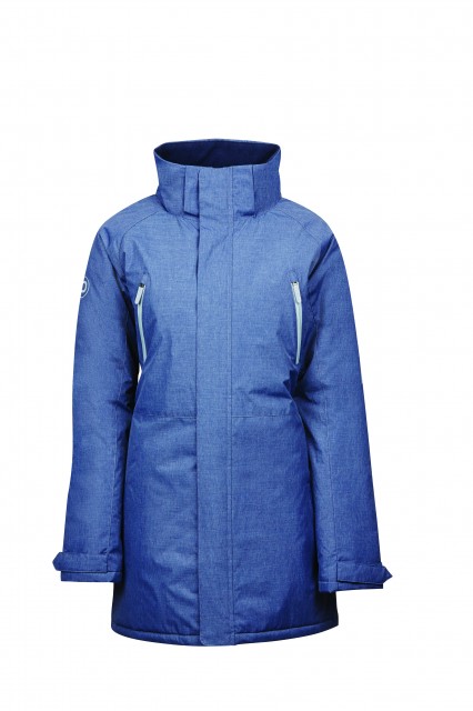 Dublin Ladies Amy Mid Length Waterproof Parka (Blue Indigo)