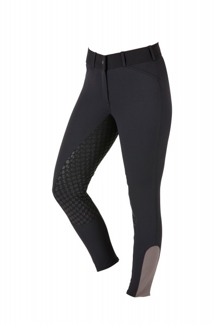 Dublin Ladies Elite Gel Full Seat Breeches (Black)