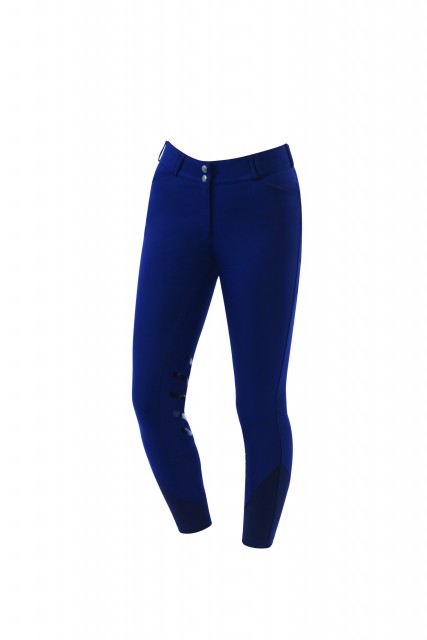 Dublin Ladies Prime Gel Knee Patch Breeches (Navy)